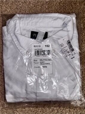 White Boy’s Button-Up Shirt - NWT